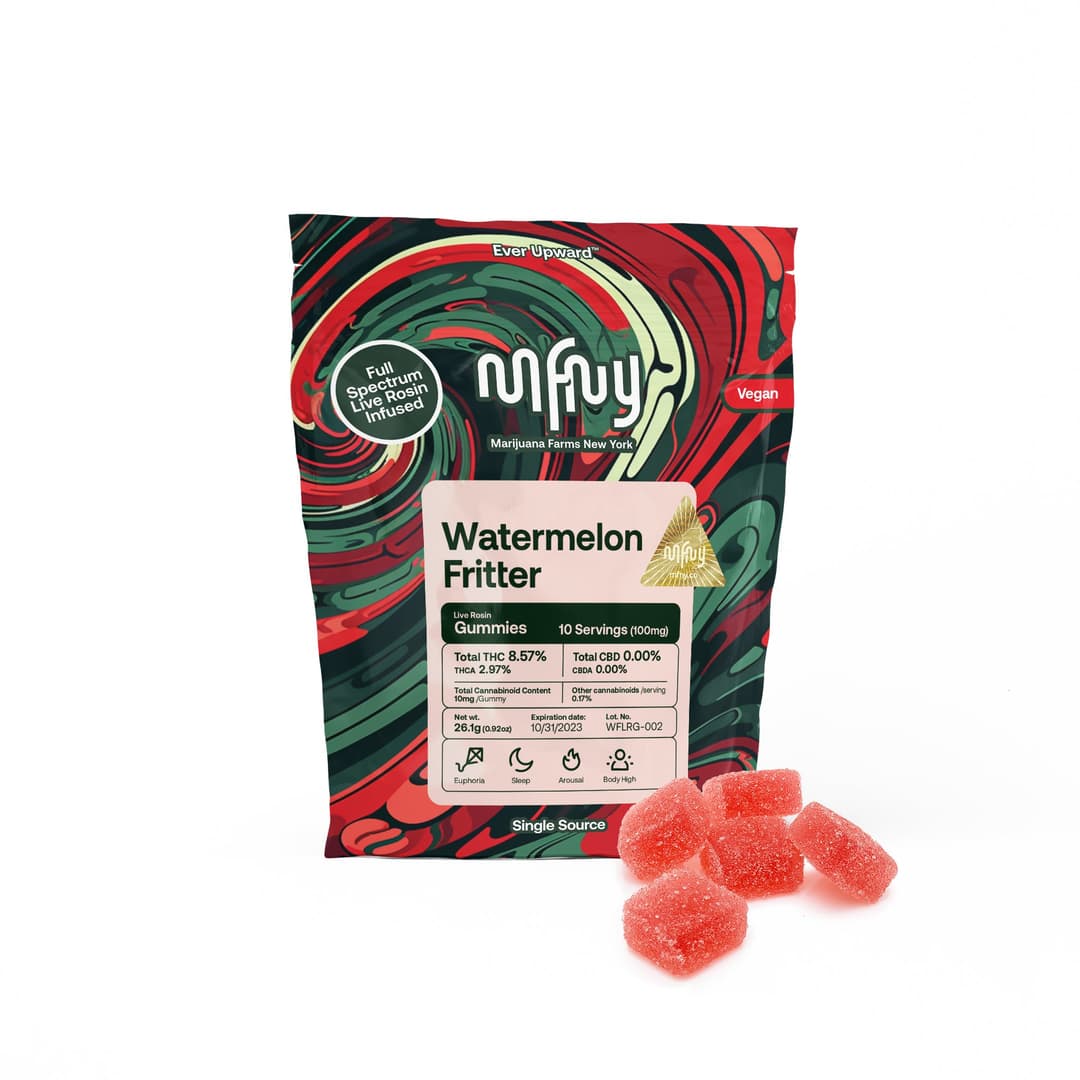 Watermelon Fritter • MFNY • Gummies • 10 Pack • 100mg - MFNY | Treehouse Cannabis