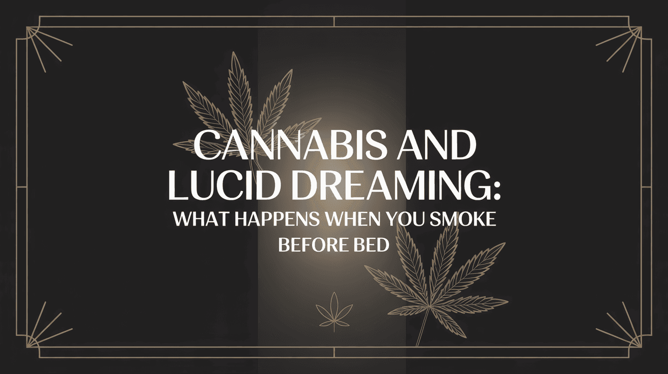 Cannabis and Lucid Dreaming: What Happens When You Smoke Before Bed blog post cover image