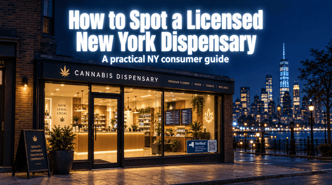 How to Spot a Licensed New York Dispensary blog post cover image