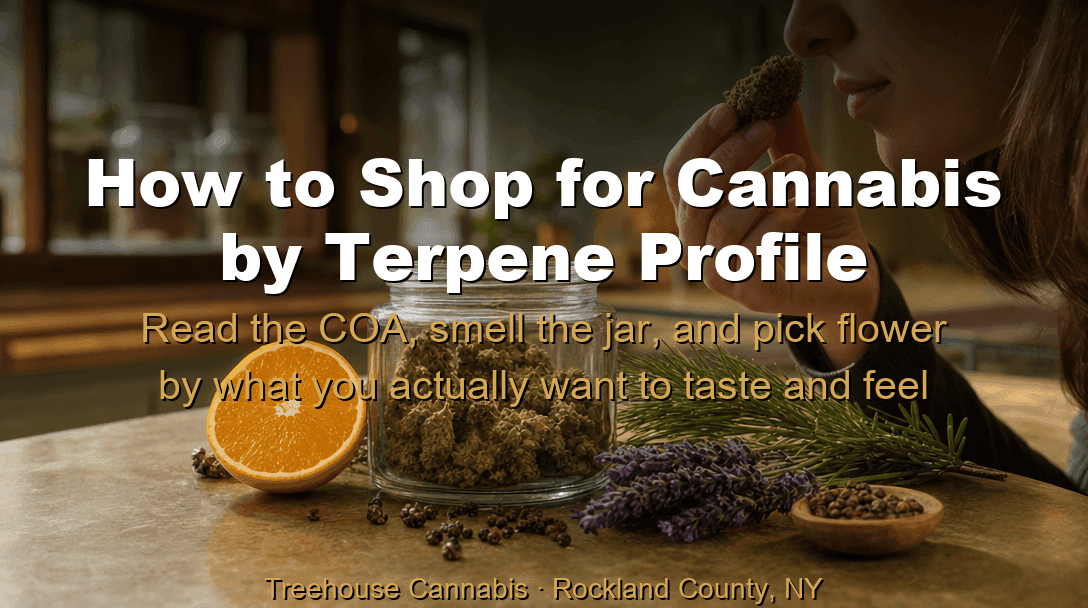 How to Shop for Cannabis by Terpene Profile blog post cover image