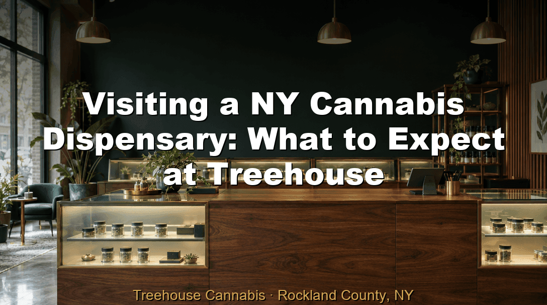 Visiting a NY Cannabis Dispensary: What to Expect at Treehouse blog post cover image