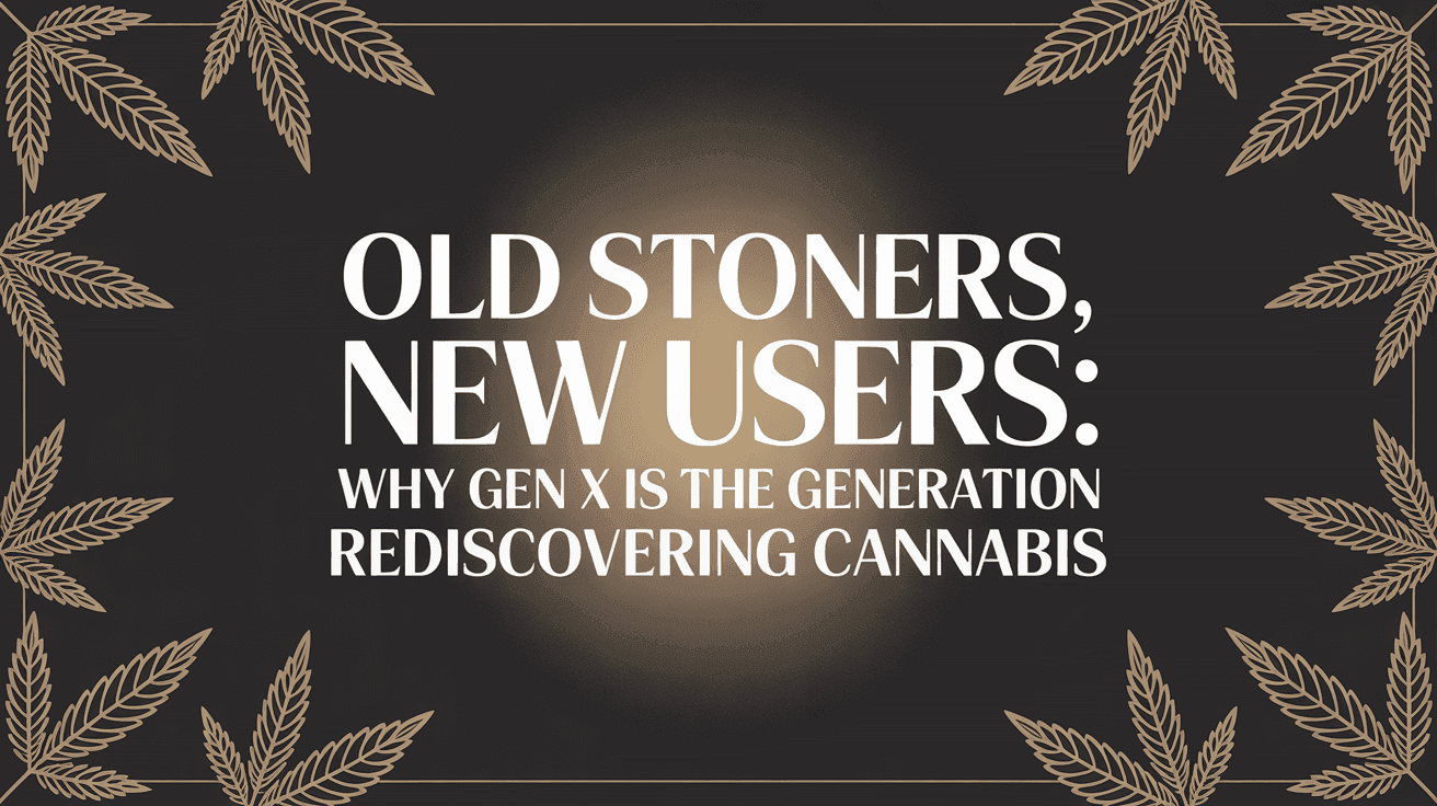 Old Stoners, New Users: Why Gen X Is the Generation Rediscovering Cannabis blog post cover image