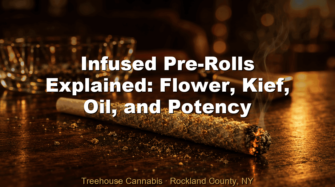 Infused Pre-Rolls Explained: Flower, Kief, Oil, and Potency blog post cover image