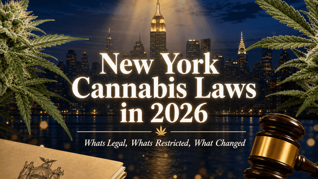 New York Cannabis Laws in 2026: What's Legal, What's Restricted, What Changed blog post cover image