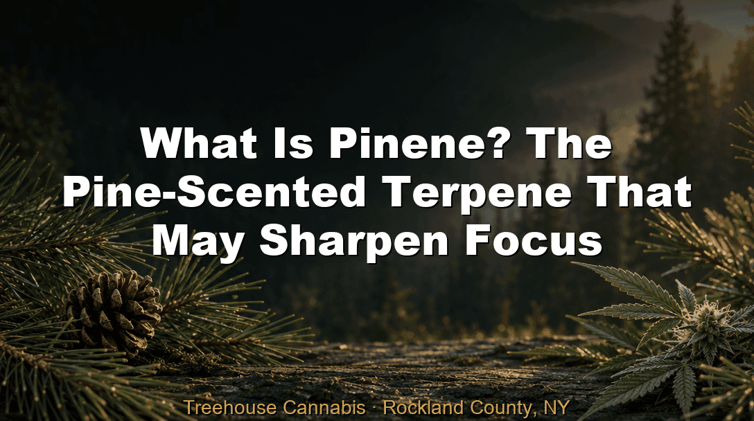 What Is Pinene? The Pine-Scented Terpene That May Sharpen Focus