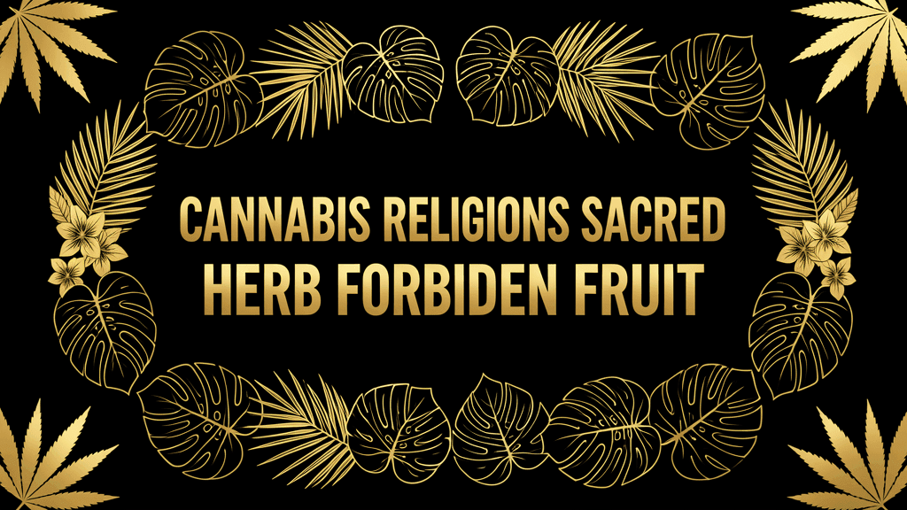 Cannabis in Religions: Sacred Herb or Forbidden Fruit blog post cover image