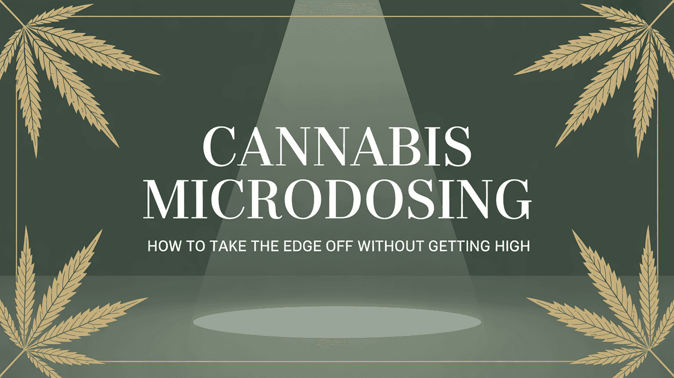 Cannabis Microdosing: How to Take the Edge Off Without Getting High