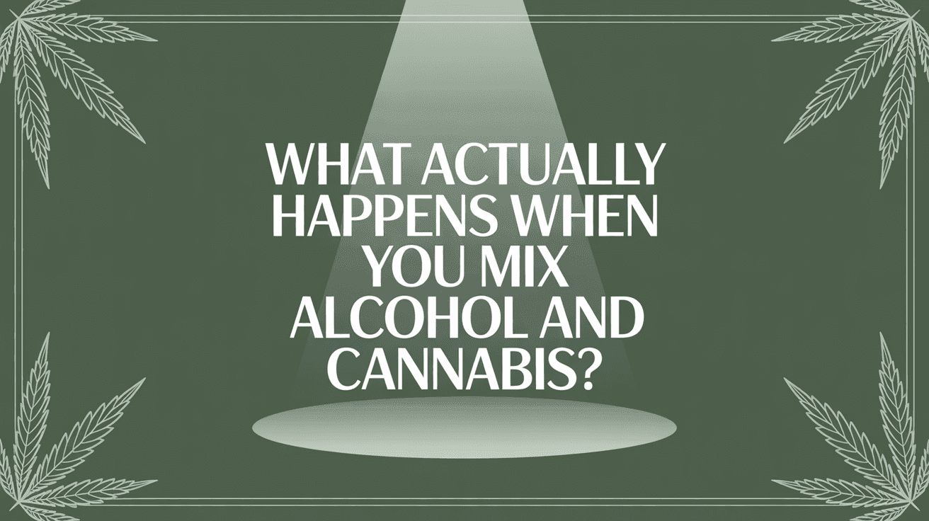 What Actually Happens When You Mix Alcohol and Cannabis? blog post cover image