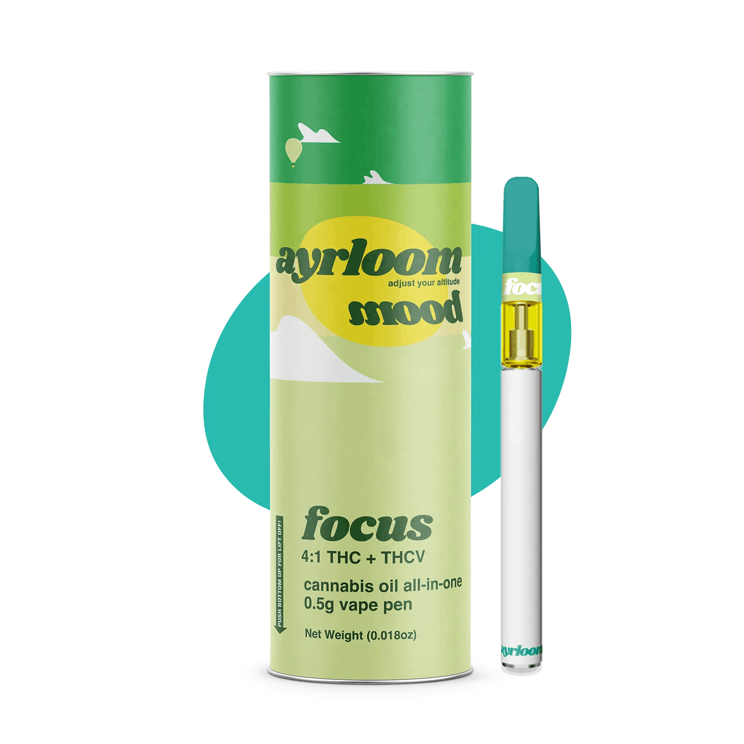 Focus • Disposable - ayrloom - VAPORIZERS - Rockland County Weed Delivery | Treehouse Cannabis