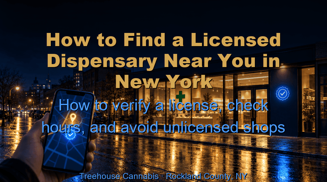 How to Find a Licensed Dispensary Near You in New York blog post cover image