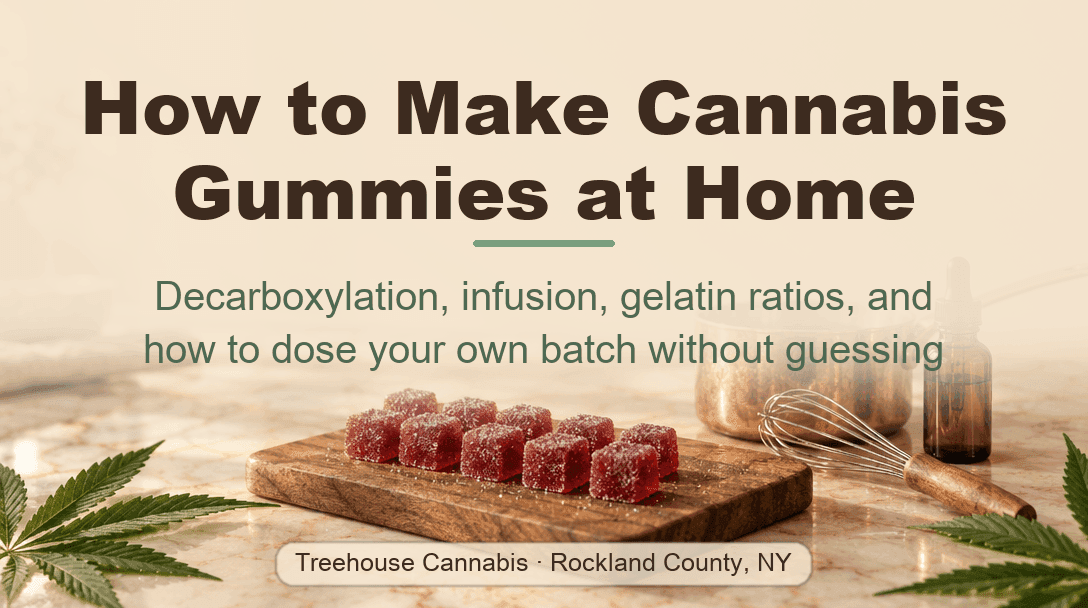 How to Make Cannabis Gummies at Home blog post cover image