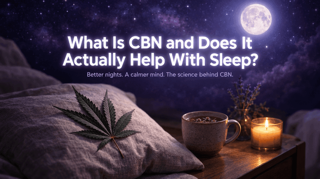 What Is CBN and Does It Actually Help With Sleep? blog post cover image