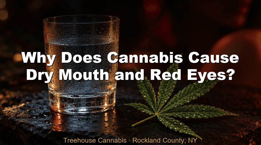 Why Does Cannabis Cause Dry Mouth and Red Eyes? blog post cover image