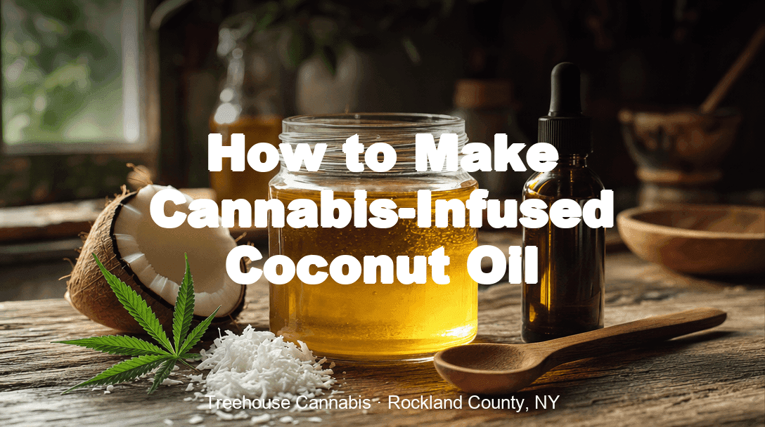 How to Make Cannabis-Infused Coconut Oil blog post cover image