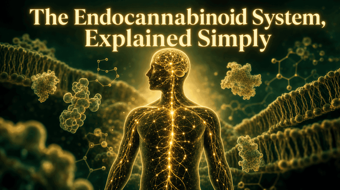 The Endocannabinoid System, Explained Simply blog post cover image