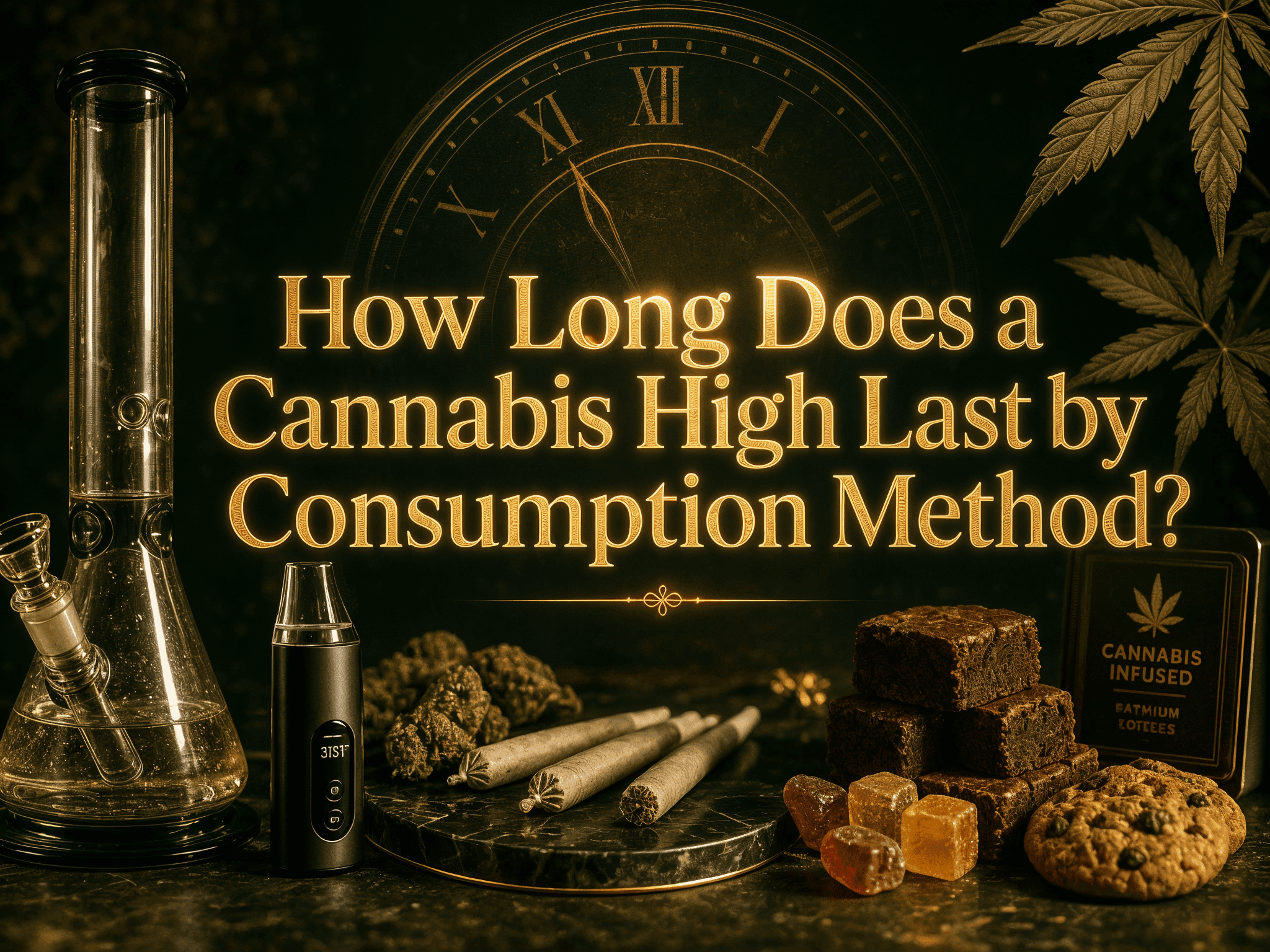How Long Does a Cannabis High Last by Consumption Method? blog post cover image