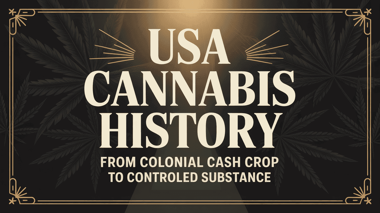 USA Cannabis History: From Colonial Cash Crop to Controlled Substance blog post cover image