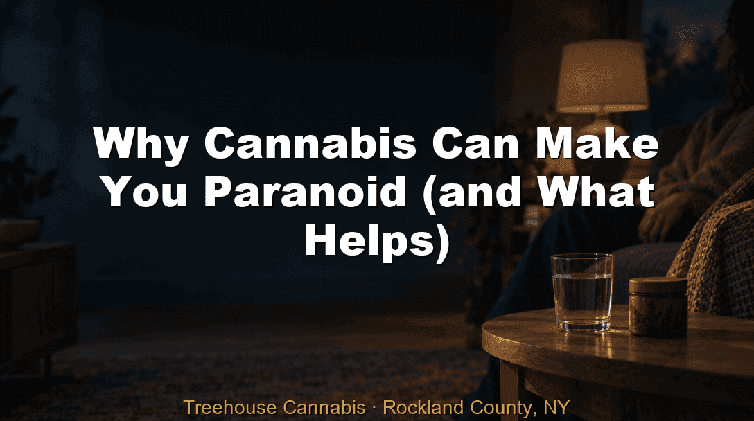 Why Cannabis Can Make You Paranoid (and What Helps) blog post cover image