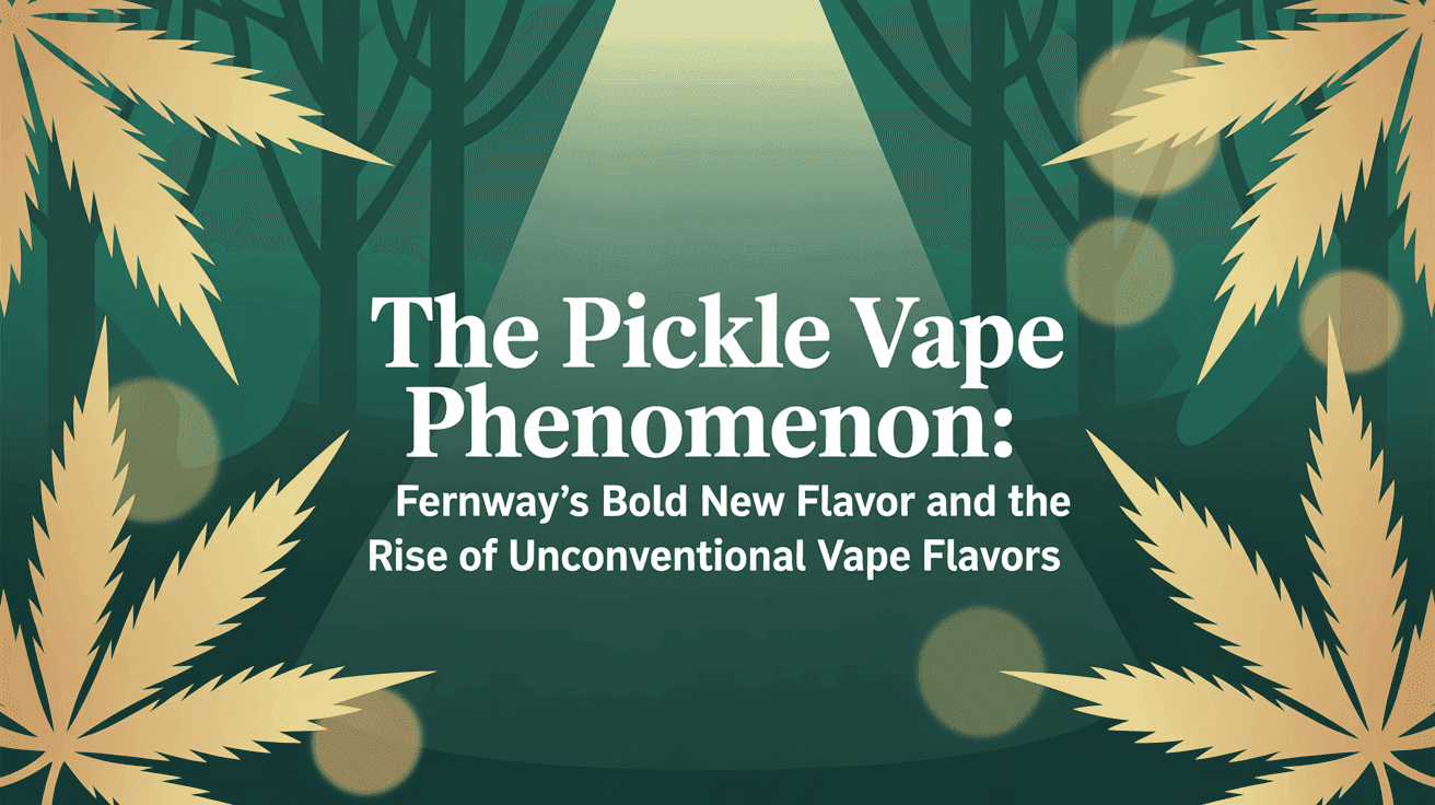 The Pickle Vape Phenomenon: Fernway's Bold New Flavor and the Rise of Unconventional Vape Flavors blog post cover image