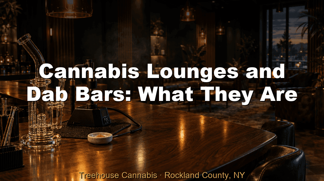 Cannabis Lounges and Dab Bars: What They Are blog post cover image