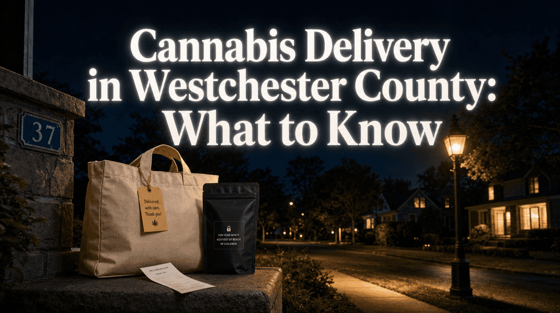 Cannabis Delivery in Westchester County: What to Know blog post cover image