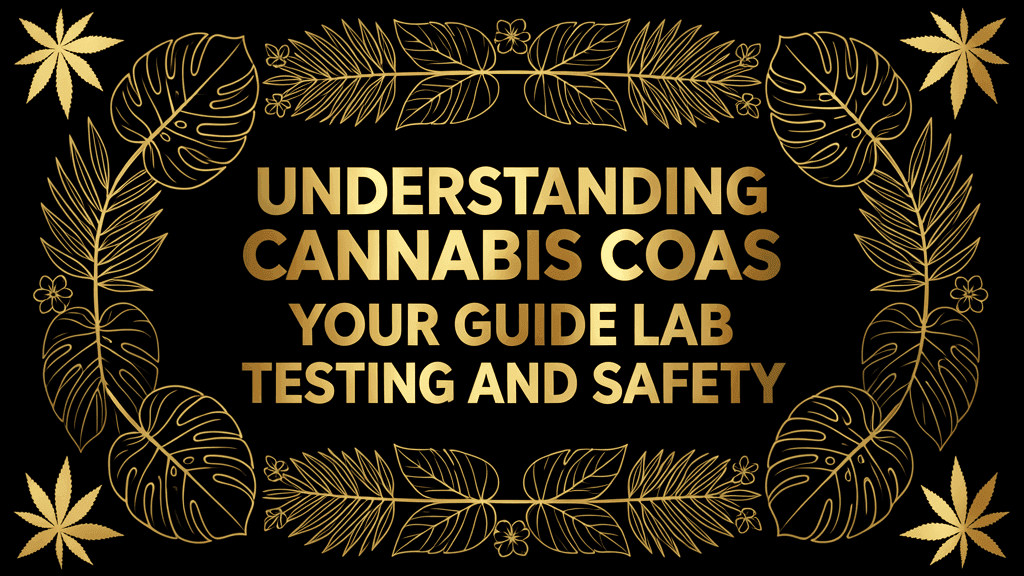 Understanding Cannabis COAs: Your Guide to Lab Testing and Safety blog post cover image