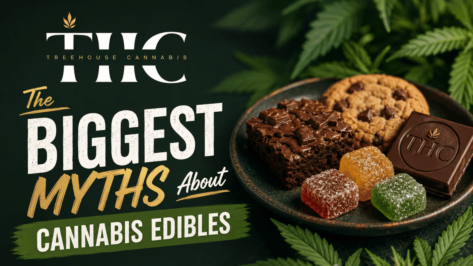 The Biggest Myths About Cannabis Edibles blog post cover image